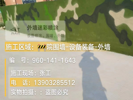 汉中 迷彩漆喷涂价格（按平方米计费）