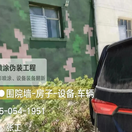 汉中数码迷彩漆施工